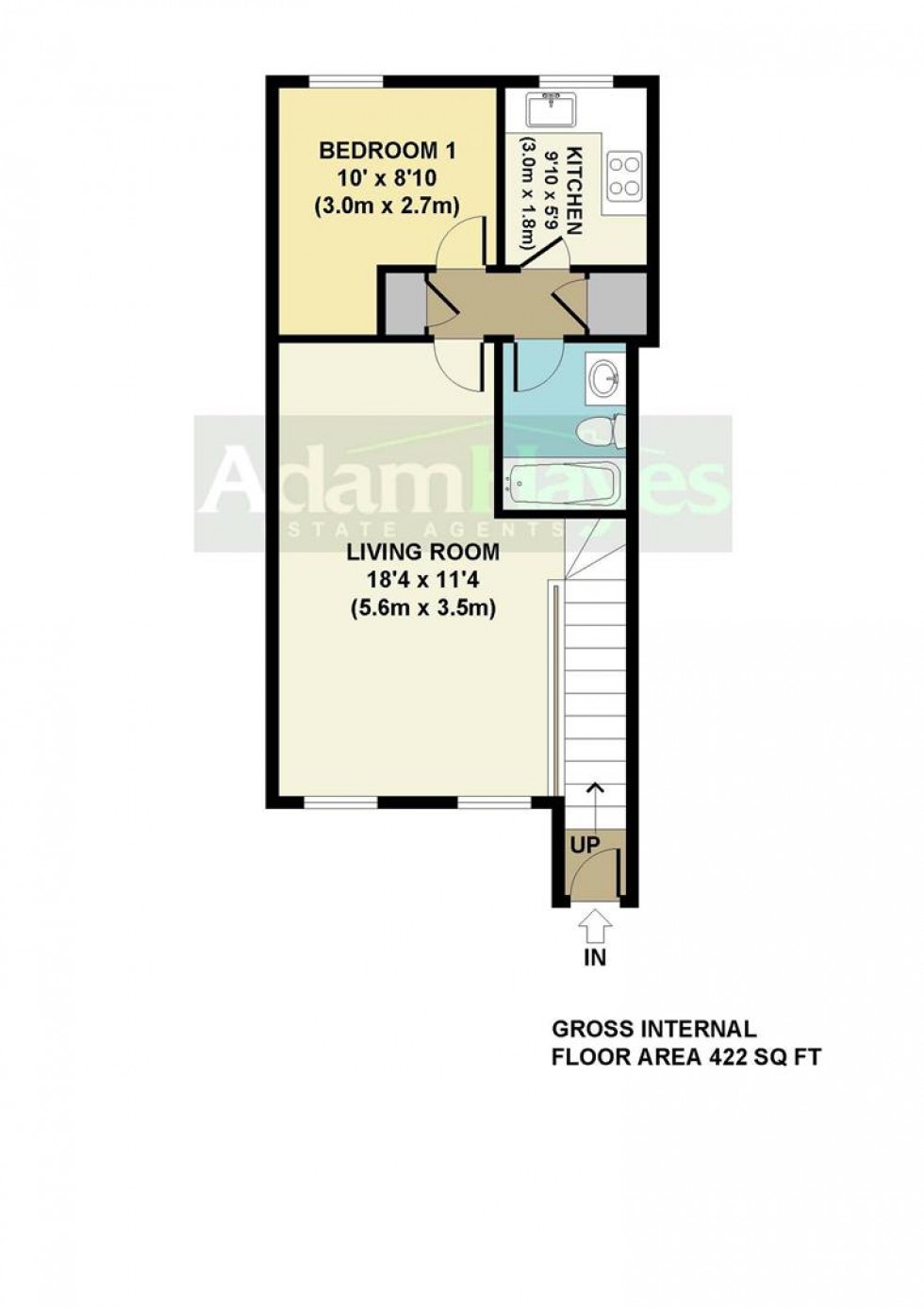 Floorplan for Campbell Gordon Way, Cricklewood, NW2