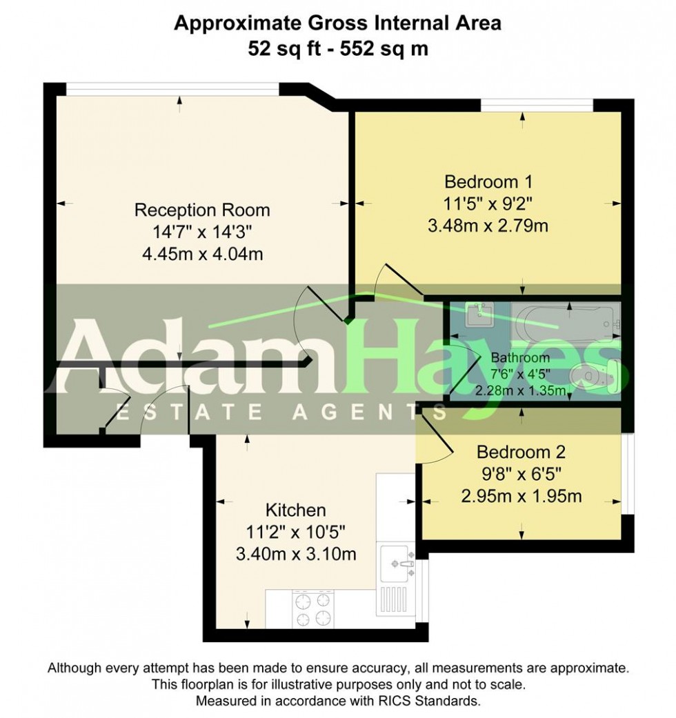 Floorplan for Friern Park, North Finchley, N12