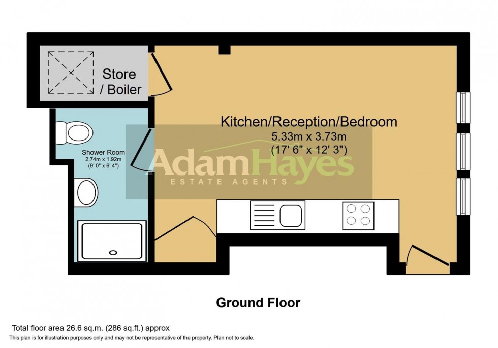 Floorplan for Finchley Road, Temple Fortune, NW11