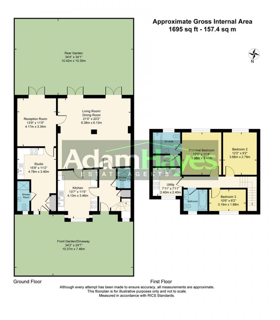 Floorplan for Kingsgate Avenue, Finchley, N3