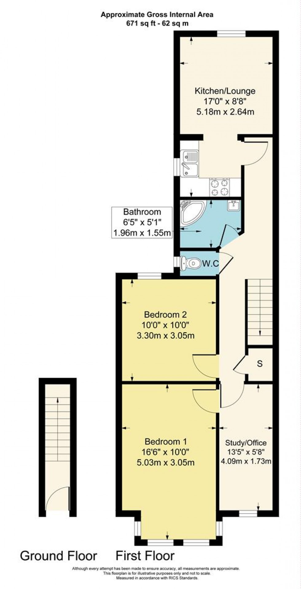 Floorplan for Nether Street, North Finchley, N12