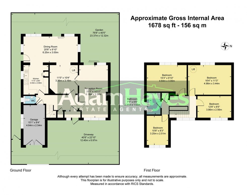 Floorplan for Bramber Road, North Finchley, N12