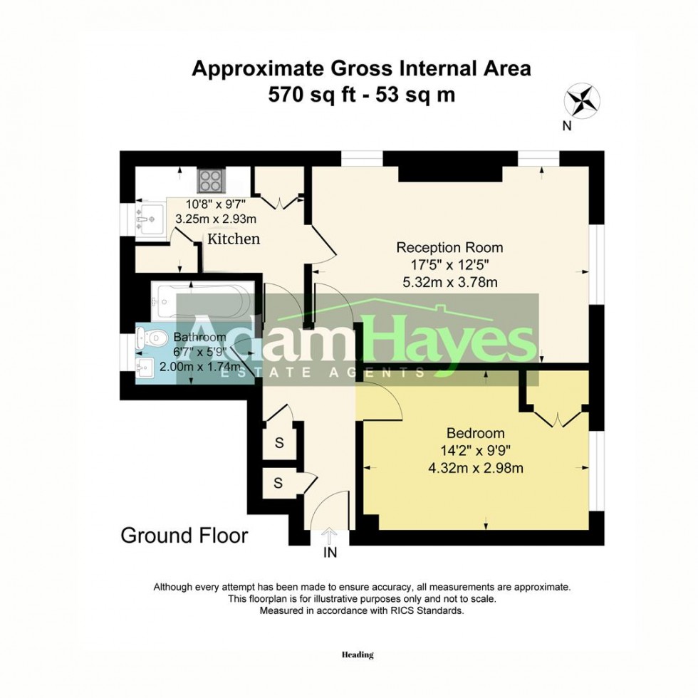 Floorplan for Burnbrae Close, North Finchley, N12