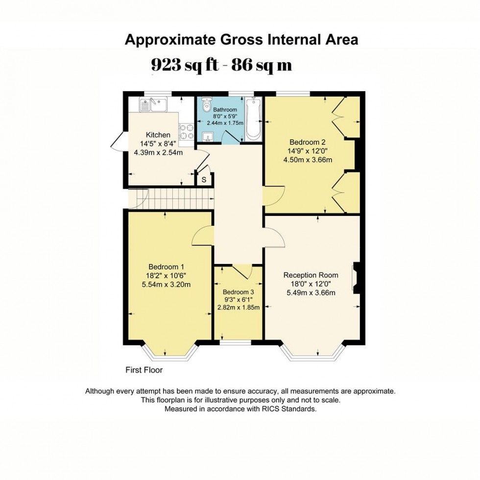 Floorplan for Fallow Court Avenue, North Finchley, N12